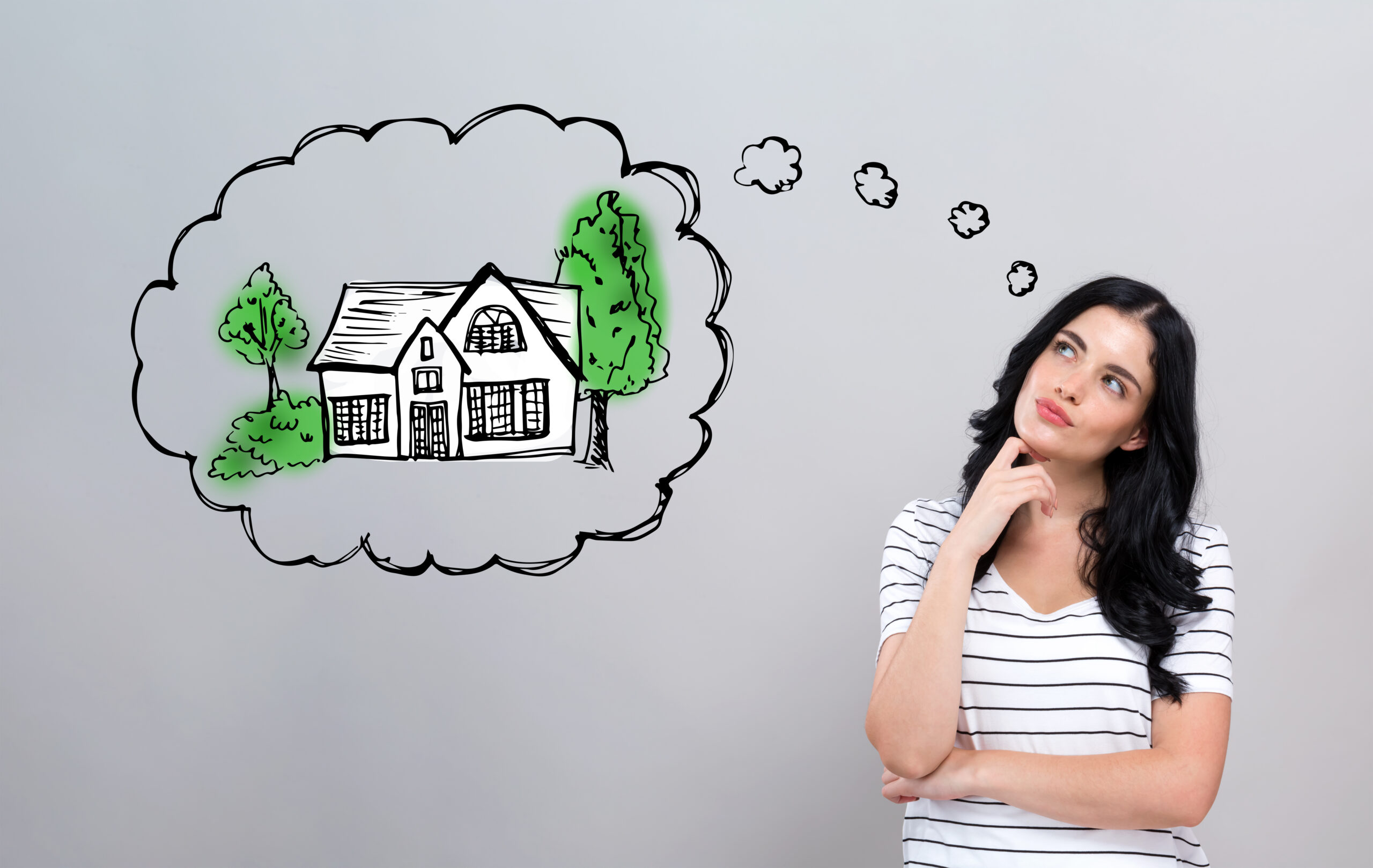 家を売ろうか迷っている女性